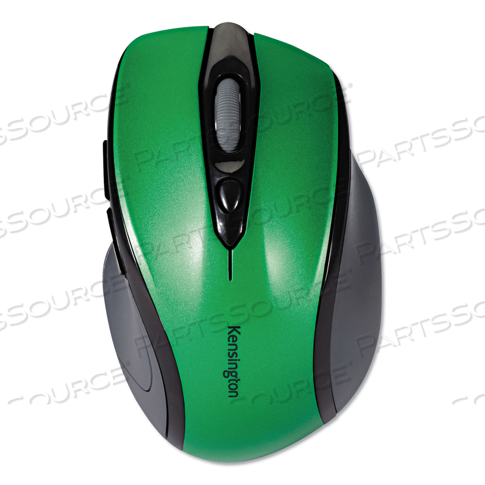 PRO FIT MID-SIZE WIRELESS MOUSE, 2.4 GHZ FREQUENCY/30 FT WIRELESS RANGE, RIGHT HAND USE, EMERALD GREEN PRO FIT MID-SIZE WIRELESS MOUSE, 2.4 GHZ FREQUENCY/30 FT WIRELESS RANGE, RIGHT HAND USE, EMERALD GREEN