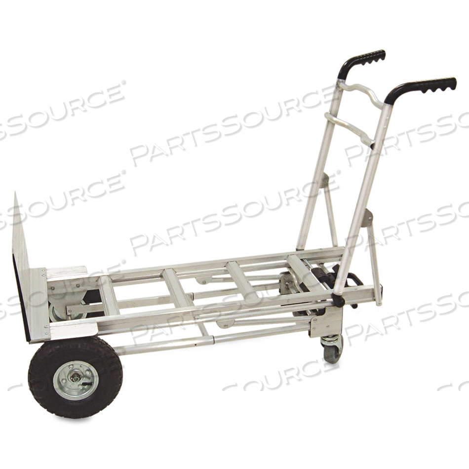 3-IN-1 CONVERTIBLE HAND TRUCK, 800 LB TO 1,000 LB CAPACITY, 21.06 X 21.85 X 48.03, ALUMINUM by Cosco 3-IN-1 CONVERTIBLE HAND TRUCK, 800 LB TO 1,000 LB CAPACITY, 21.06 X 21.85 X 48.03, ALUMINUM by Cosco