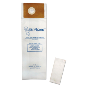 VACUUM FILTER BAGS DESIGNED TO FIT ADVANCE SPECTRUM CARPETMASTER, 100/CARTON by Janitized