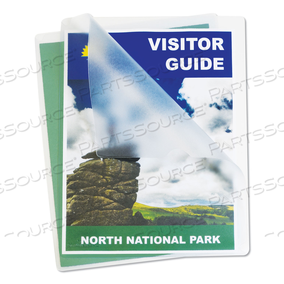 DELUXE NON-GLARE VINYL PROJECT FOLDERS, 11 X 8 1/2, 50/BX by C-Line