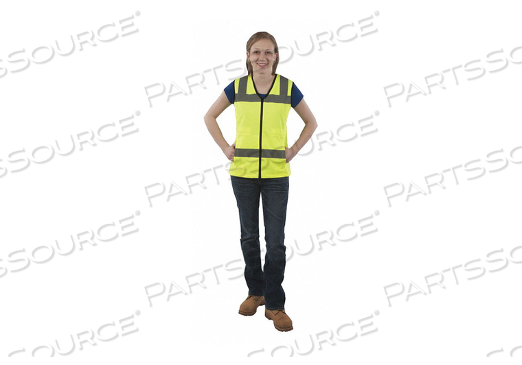LADIES CLASS 2 POLYESTER VEST HI VIS S by Utility Pro Wear