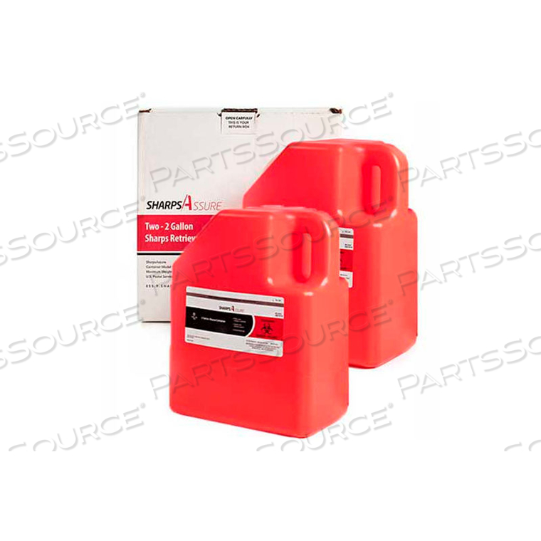 ASSURE TWO - 2 GALLON RETRIEVAL PROGRAM by Sharps Compliance, Inc.