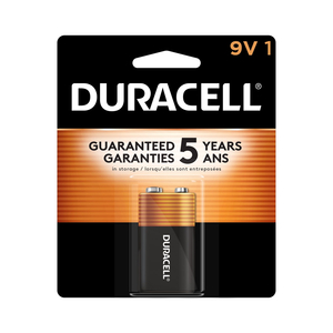MN1604B1Z DURACELL, MN1604 ALKALINE BATTERY, 9V, COPPERTOP, 1PK by Duracell