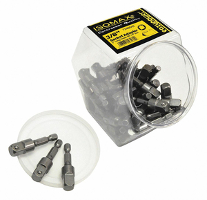 SOCKET ADAPTER 1/4 HEX 3/8 SQ 2  PK50 by Eazypower