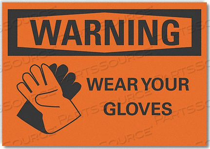 WARNING SIGN 10 W 7 H 0.004 THICKNESS by Lyle Signs Inc. WARNING SIGN 10 W 7 H 0.004 THICKNESS by Lyle Signs Inc.