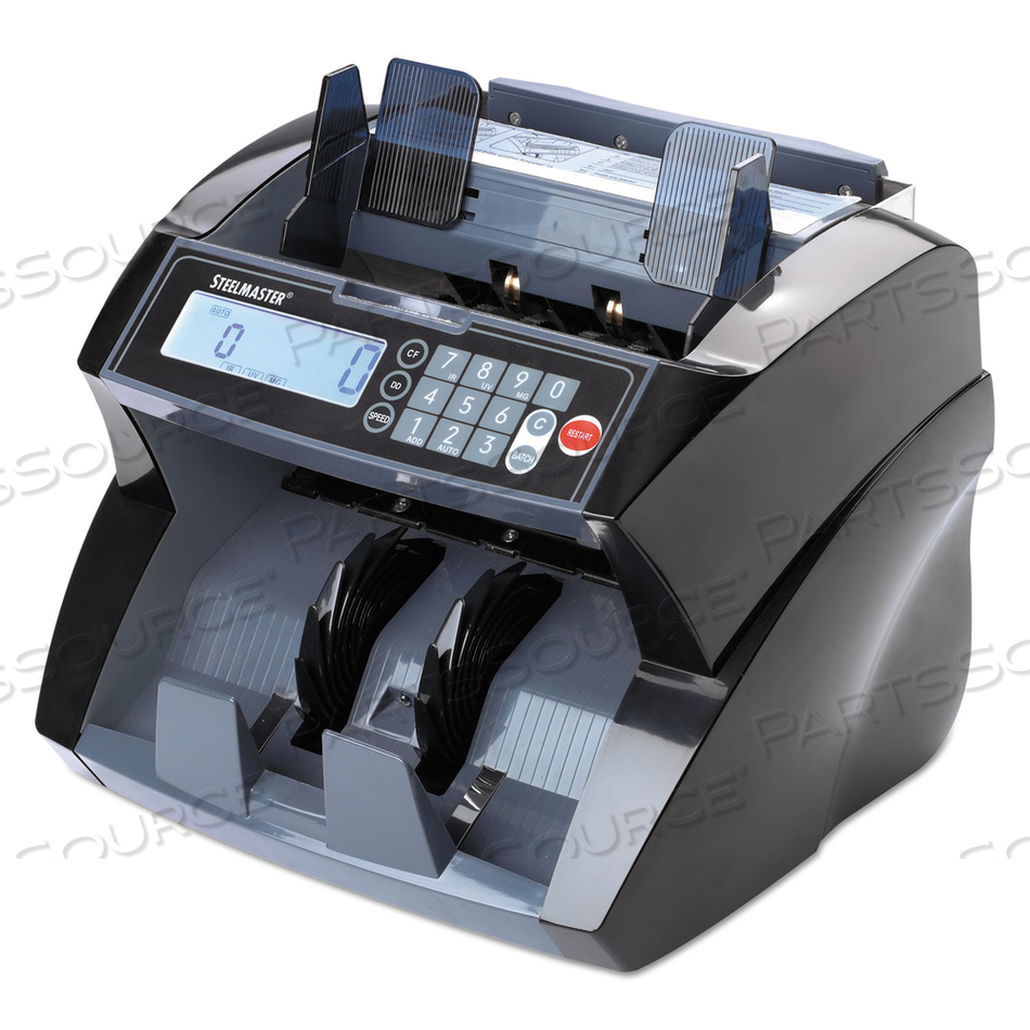 4850 BILL COUNTER WITH COUNTERFEIT DETECTION, 1,900 BILLS/MIN, 12 X 14 X 9.63, BLACK 