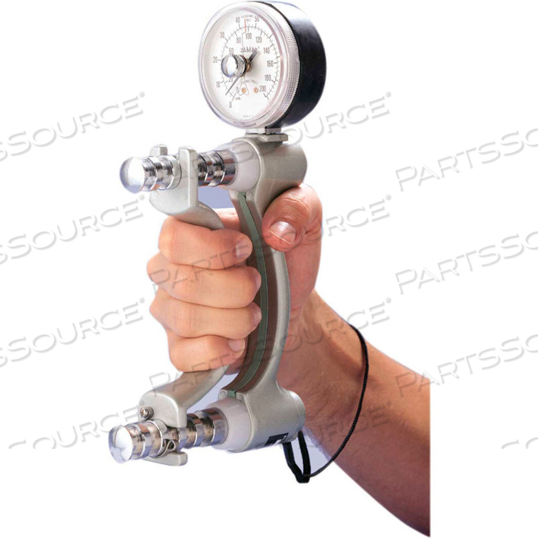 JAMAR HYDRAULIC HAND DYNAMOMETER, 200 LB. CAPACITY by Fabrication Enterprises