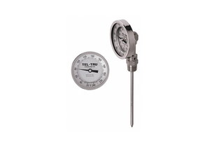 ANALOG DIAL THERMOMETER STEM 4 L by Tel-Tru Manufacturing Co.