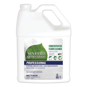 CONCENTRATED FLOOR CLEANER, FREE AND CLEAR, 1 GAL BOTTLE, 2/CARTON by Seventh Generation