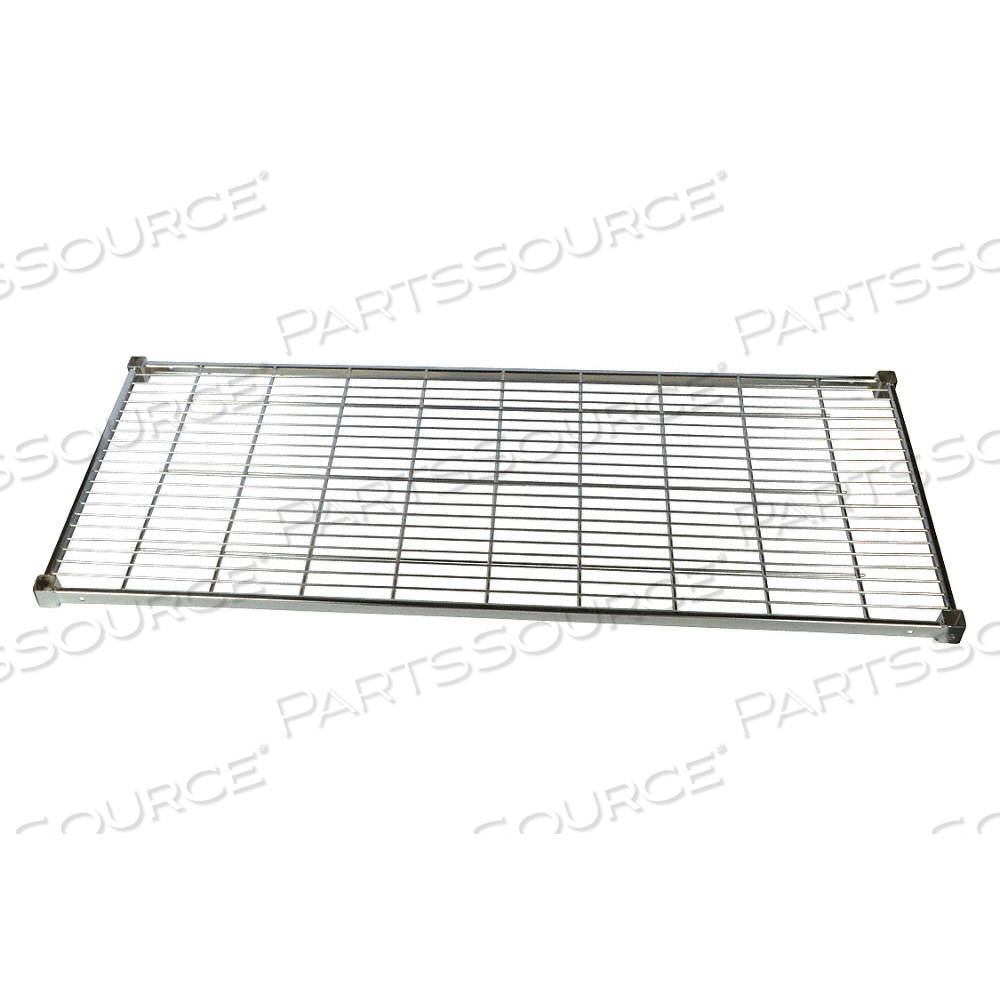 WIRE SHELF, 60 IN X 24 IN, 1 SHELVES, CHROME, 2HDD7/2HDE4 by Approved Vendor WIRE SHELF, 60 IN X 24 IN, 1 SHELVES, CHROME, 2HDD7/2HDE4 by Approved Vendor