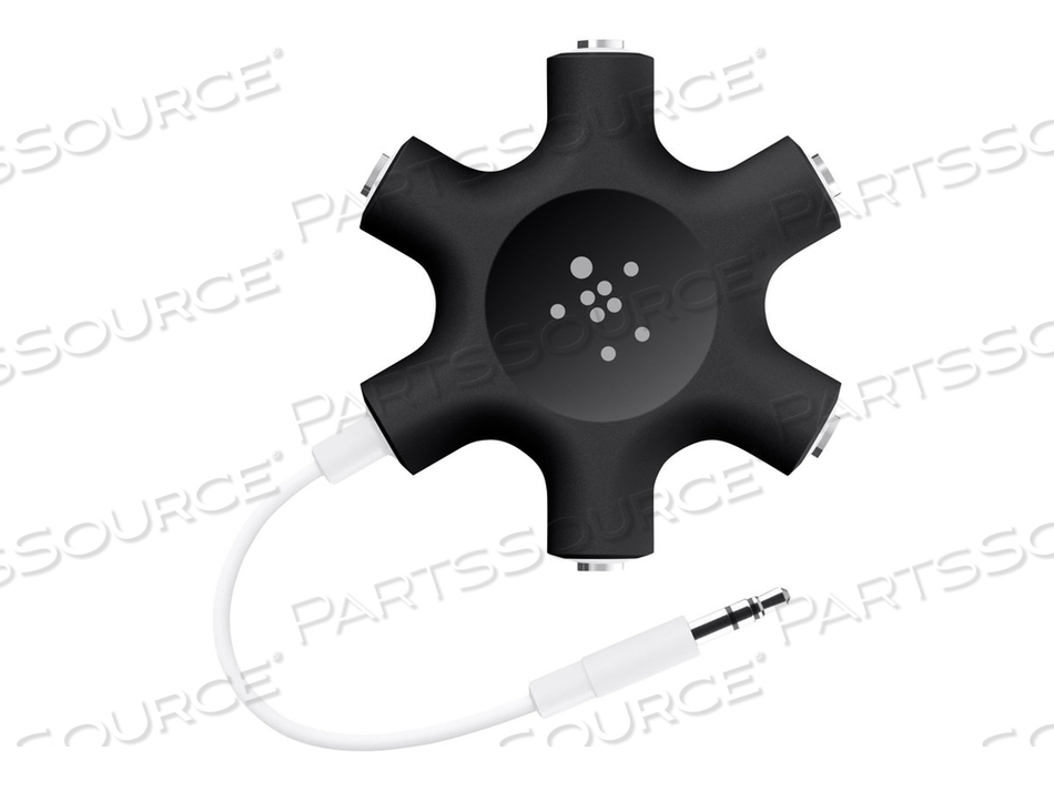 ROCKSTAR: MULTI HEADPHONE SPLITTER, BLACK by Belkin