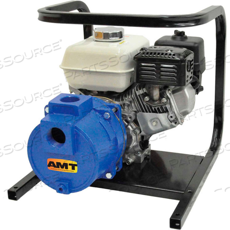 AMT 1-1/2" 2 STAGE, HIGH PRESSURE PUMP, 5HP HONDA GX160 ENGINE, 68GPM, BUNA-N SEAL 