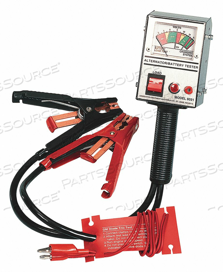 BATTERY TESTER ANALOG 6 TO 12V 125A by Associated Equipment BATTERY TESTER ANALOG 6 TO 12V 125A by Associated Equipment