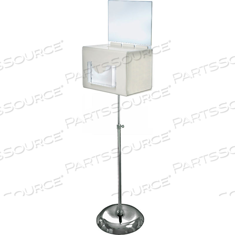 SUGGESTION BOX, 11"W X 8-1/4"D X 52-3/4"H by Azar International SUGGESTION BOX, 11"W X 8-1/4"D X 52-3/4"H by Azar International