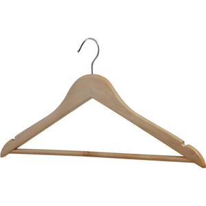 WOODEN COAT HANGER - PACK OF 30 by Lorell