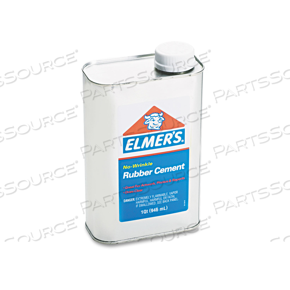 RUBBER CEMENT, 32 OZ, DRIES CLEAR 