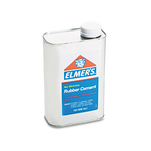 RUBBER CEMENT, 32 OZ, DRIES CLEAR by Elmers