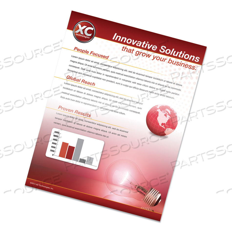 LAMINATING POUCHES, 7 MIL, 9" X 11.5", GLOSS CLEAR by Fellowes