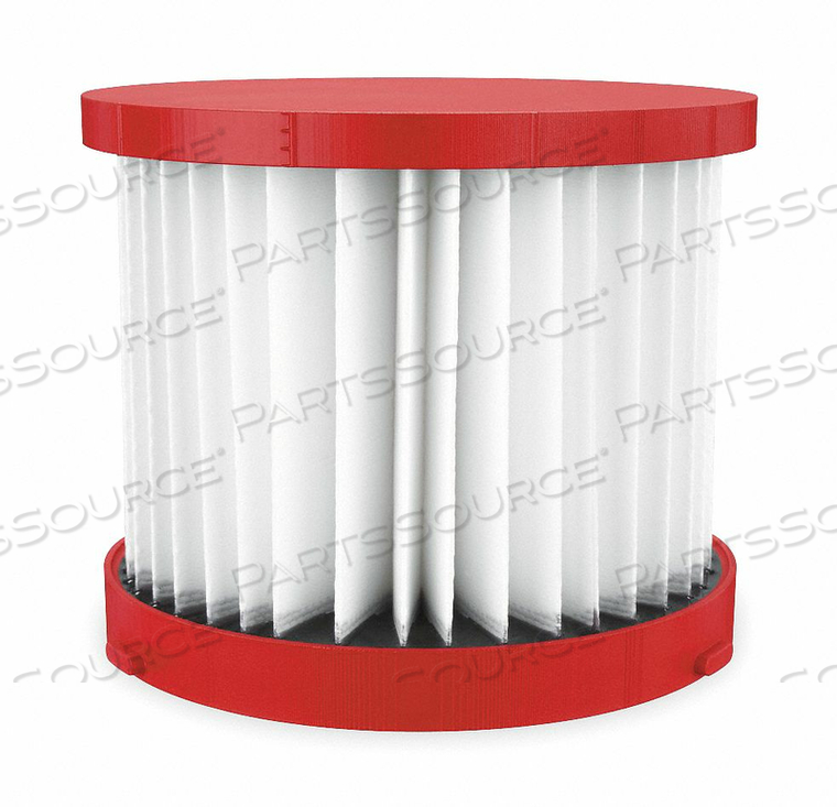 CARTRIDGE FILTER, FOR VACUUM TYPE SHOP VACUUM, FITS VACUUM BRAND MILWAUKEE, FITS VACUUM MODELS 0880-20, FILTER PICKUP TYPE WET/DRY, FILTRATI by Milwaukee Electric Tools