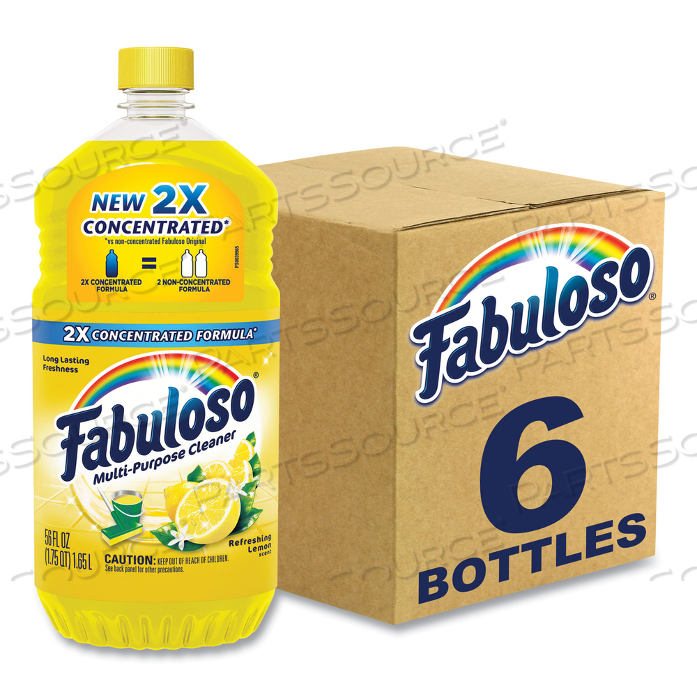 MULTI-USE CLEANER, REFRESHING LEMON SCENT, 56 OZ BOTTLE by Fabuloso MULTI-USE CLEANER, REFRESHING LEMON SCENT, 56 OZ BOTTLE by Fabuloso