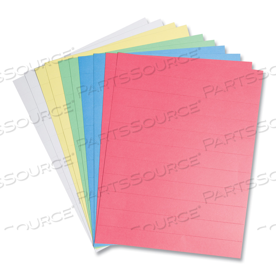 DATA CARD REPLACEMENT SHEET, 8.5 X 11 SHEETS, PERFORATED AT 1", ASSORTED by U Brands DATA CARD REPLACEMENT SHEET, 8.5 X 11 SHEETS, PERFORATED AT 1", ASSORTED by U Brands