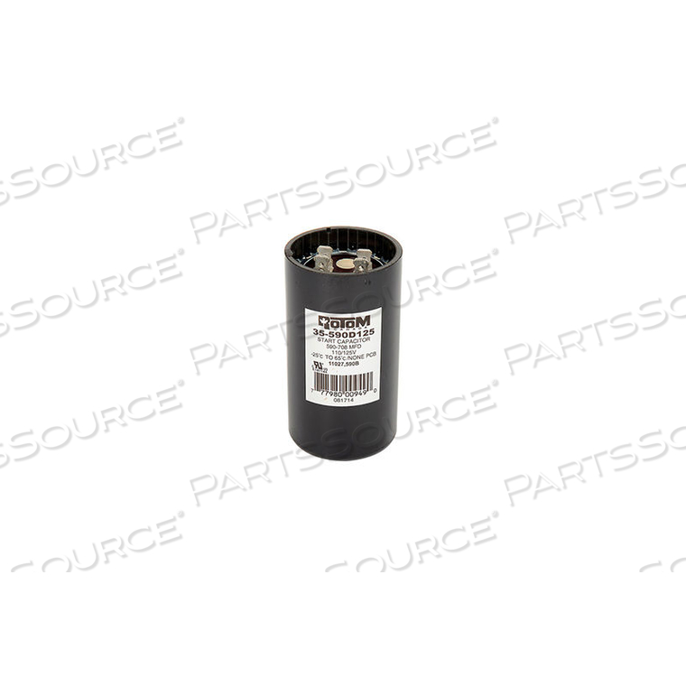 ROTOM, 590-708MFD, 110/125V, START CAPACITOR, ROUND by Pem Motors
