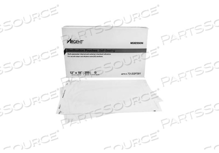 ARGENT® SURE-CHECK® STERILIZATION POUCH (200 PER BOX) by McKesson ARGENT® SURE-CHECK® STERILIZATION POUCH (200 PER BOX) by McKesson