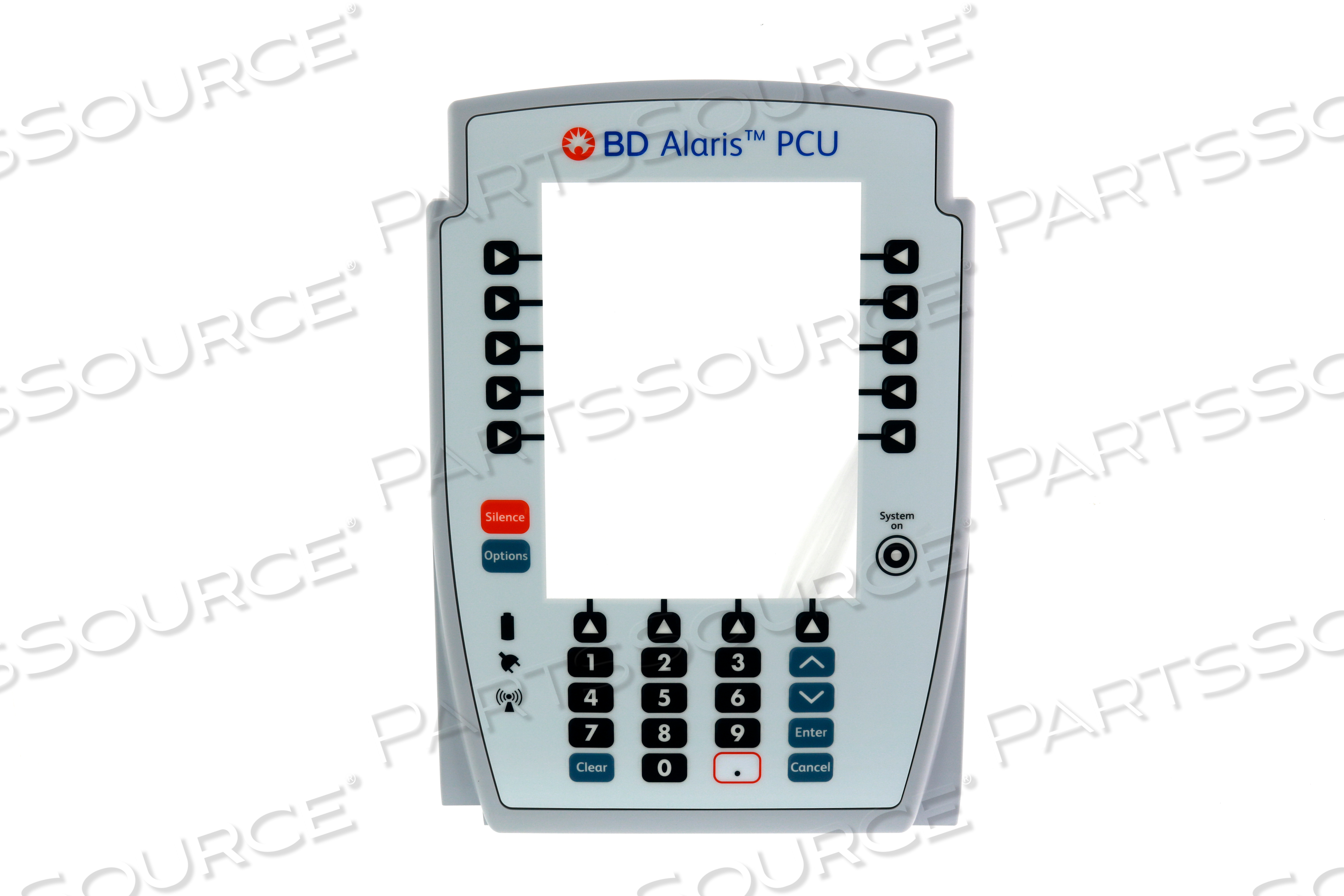49000818 CareFusion Alaris / 303 FRONT CASE ASSEMBLY WITH KEYPAD