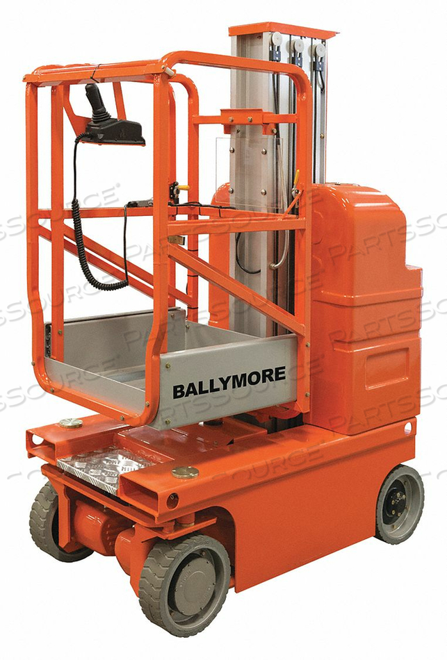 DRIVABLE VERTICAL MAST LIFT 18' PLATFORM, 330 LB. CAPACITY by Ballymore DRIVABLE VERTICAL MAST LIFT 18' PLATFORM, 330 LB. CAPACITY by Ballymore