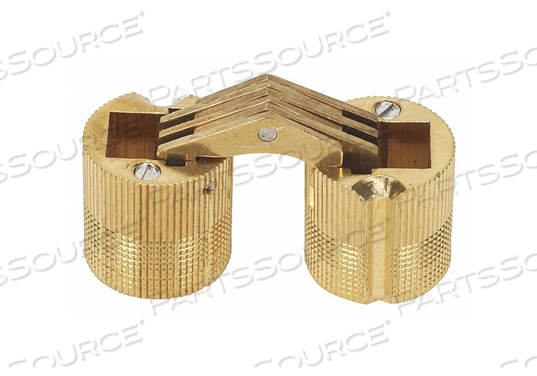 HIDDEN BARREL HINGE BRASS 63/64X15/16 IN by Soss