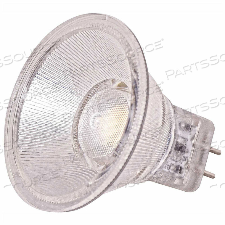 1.6W LED MR11 LED 40' BEAM SPREAD G4 BASE 3000K G4 BASE 12V by Satco 1.6W LED MR11 LED 40' BEAM SPREAD G4 BASE 3000K G4 BASE 12V by Satco