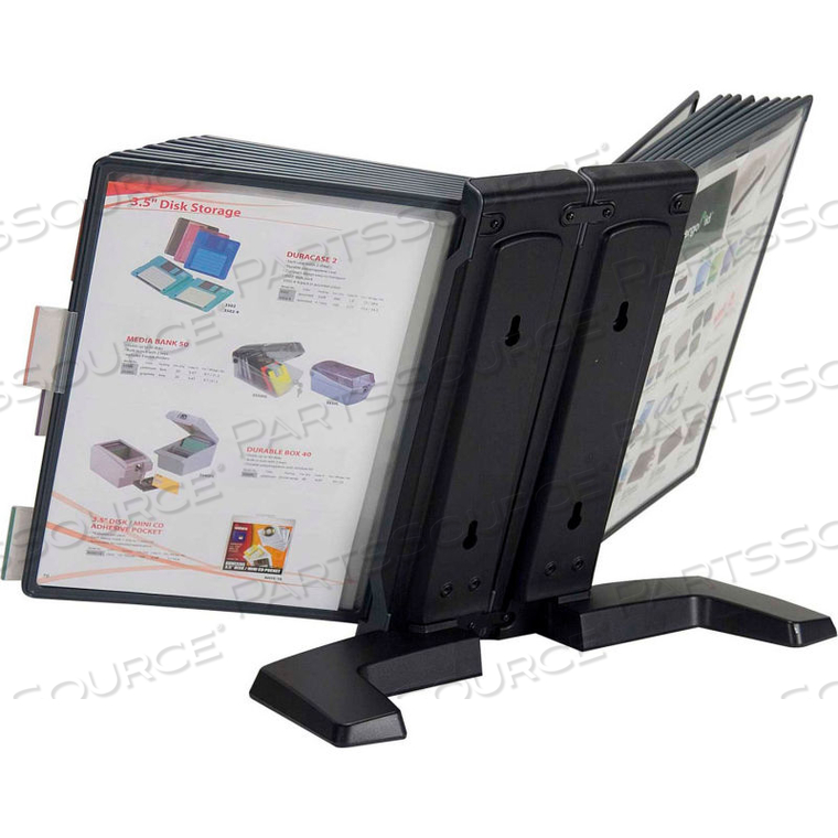 WEIGHTED DESKTOP REFERENCE ORGANIZER, 20 PANEL by Aidata
