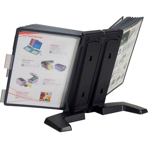 WEIGHTED DESKTOP REFERENCE ORGANIZER, 20 PANEL by Aidata