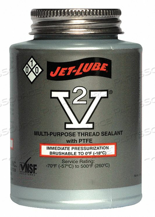 PIPE THREAD SEALANT 1/2 PT. IVORY/BEIGE by Jet-Lube