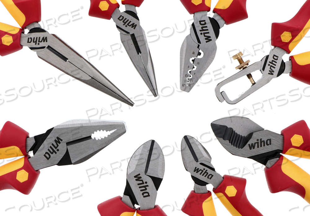 PLIER SET INSULATED 8 PCS by Wiha Tools PLIER SET INSULATED 8 PCS by Wiha Tools
