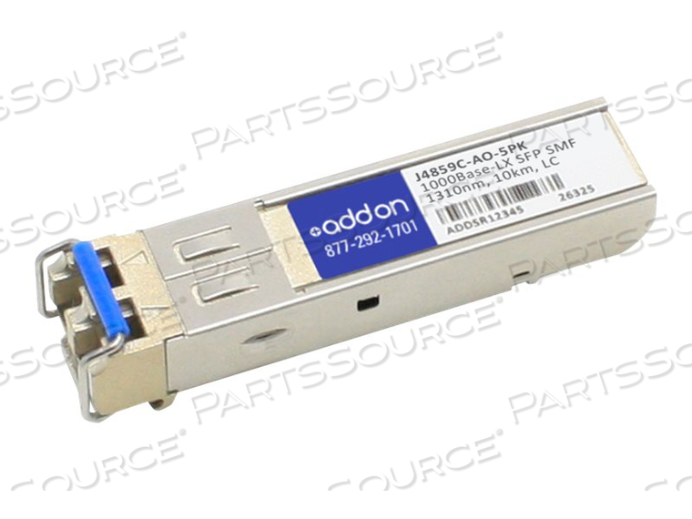 ADDON HP J4859C COMPATIBLE TAA COMPLIANT 1000BASE-LX SFP TRANSCEIVER (SMF, 1310N by ADDON