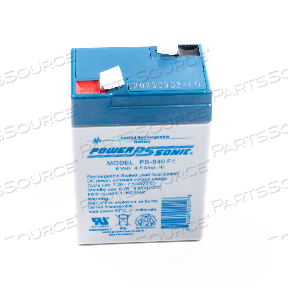 POWERSONIC PS-640 LEAD ACID BATTERY 