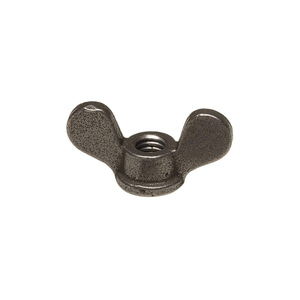 WING NUT, 3/8"-16 THREAD SIZE, STEEL, GRADE 2, BLACK OXIDE, 1 5/8 IN MAX WING SPAN by Peerless Hardware Mfg Inc WING NUT, 3/8"-16 THREAD SIZE, STEEL, GRADE 2, BLACK OXIDE, 1 5/8 IN MAX WING SPAN by Peerless Hardware Mfg Inc