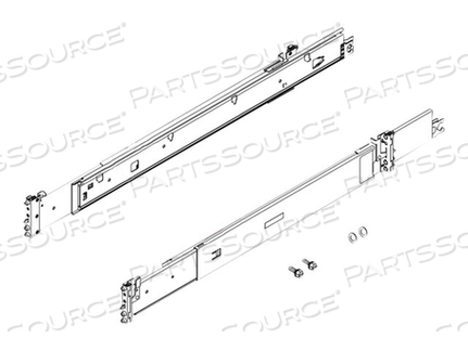 TOOLLESS SLIDE RAIL KIT, FOR THINKSYSTEM SR670 V2 7Z22, 7Z23 by Lenovo