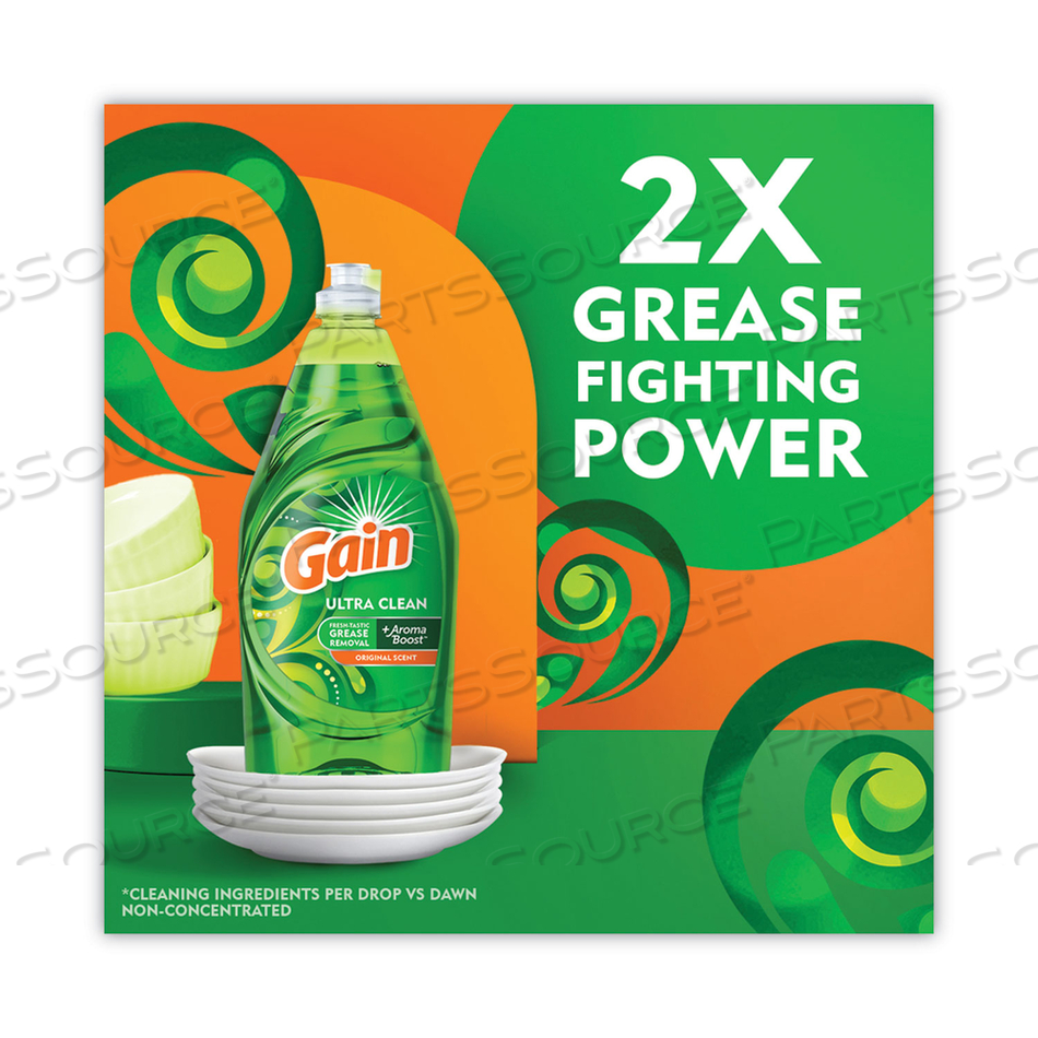 DISHWASHING LIQUID, GAIN ORIGINAL, 38 OZ BOTTLE by Gain DISHWASHING LIQUID, GAIN ORIGINAL, 38 OZ BOTTLE by Gain