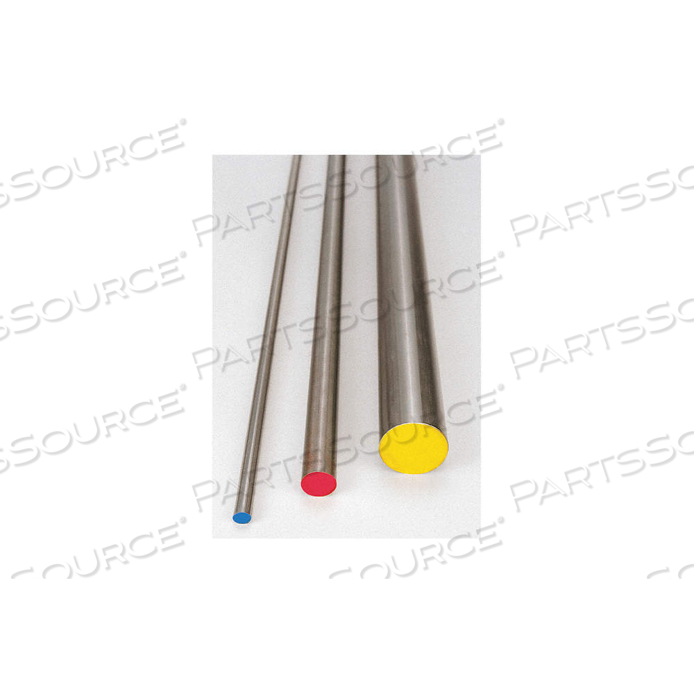 O1 TOOL STEEL ROD, 36 IN OVERALL LG, 0.472 IN OUTSIDE DIA DECIMAL EQUIVALENT, +/-0.0005 IN by Approved Vendor