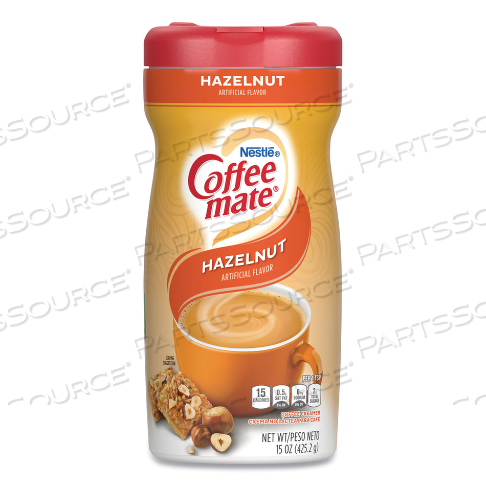 HAZELNUT CREAMER POWDER, 15OZ PLASTIC BOTTLE by Coffee-Mate
