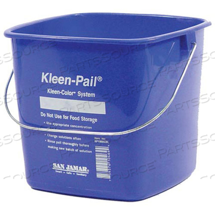 KLEEN-PAIL 6QT - BLUE by San Jamar