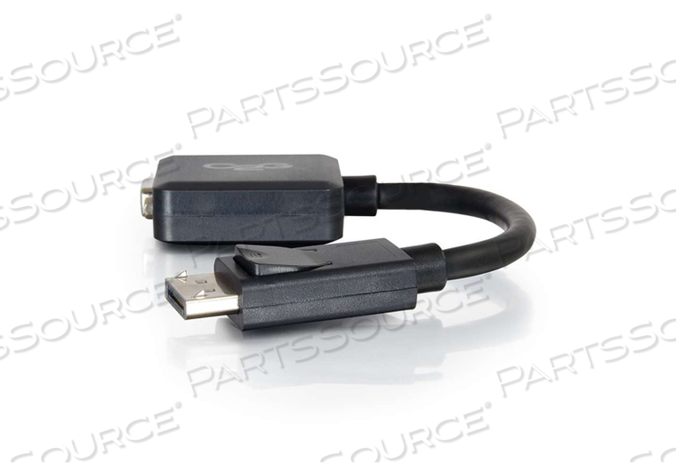 ACTIVE ADAPTER CONVERTER, 30 V, DISPLAYPORT MALE X VGA FEMALE, 0 TO 50 DEG C, MEETS CE, 8 IN by Legrand AV (C2G) ACTIVE ADAPTER CONVERTER, 30 V, DISPLAYPORT MALE X VGA FEMALE, 0 TO 50 DEG C, MEETS CE, 8 IN by Legrand AV (C2G)