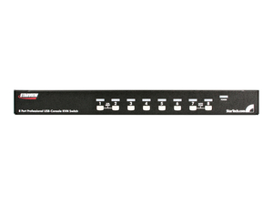 8 PORT 1U RACKMOUNT USB PS/2 KVM SWITCH WITH OSD - KVM SWITCH - USB - 8 X KVM PORT(S) - 1 LOCAL USER - DESKTOP - FOR P/N: 2POSTRACK42, 4POSTRACK12U, 4POSTRACK25U, 4POSTRACK42, RK960CP, RKQMCAB12, RKWOODCAB12 by StarTech.com Ltd.