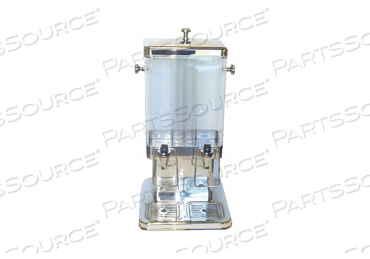 DOUBLE BEV. DISPENSER 3 GALLONS by TableCraft DOUBLE BEV. DISPENSER 3 GALLONS by TableCraft