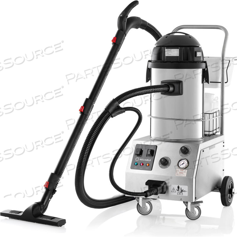 COMMERCIAL STEAM CLEANER W/ VACUUM, 7 L CAPACITY 