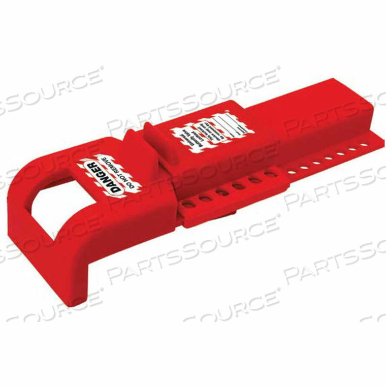 BUTTERFLY VALVE LOCKOUT, RED by ZING Green Safety Products