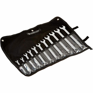 WRIGHTGRIP 2.0 3/8"-1" 12 POINT 11 PIECE SATIN SAE COMBINATION WRENCH SET by Wright Tool