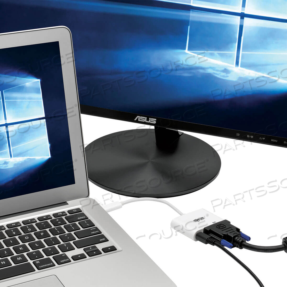 USB C TO DVI VIDEO ADAPTER CONVERTER PD CHARGING by Tripp Lite